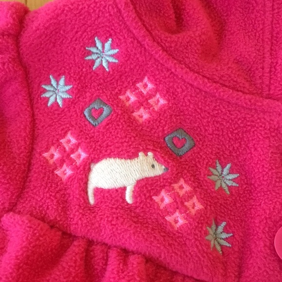 Child of Mine by Carter’s Hot Pink Fleece Hoodie - Picture 8 of 9